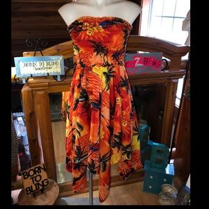 BAHAMAS Cover Up Bathing Suit Sun Vacation OSFM - BEAUTIFUL